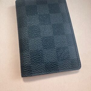 Louis Vuitton Black Textured Wallet
